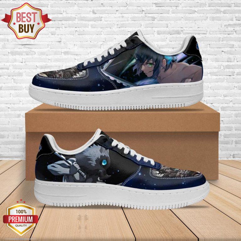 Demon Slayer Inosuke Hashibra Anime Custom Air Force 1 Sneakers