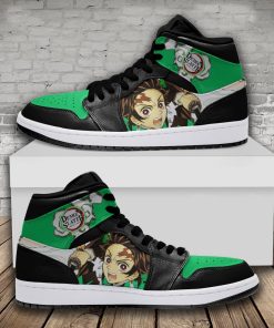 Demon Slayer Tanjiro Kamado JD1 High Shoes – Custom Sneakers