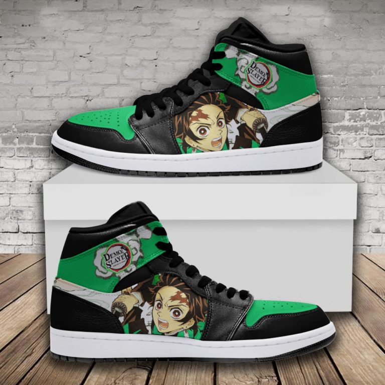 Demon Slayer Tanjiro Kamado JD1 High Shoes – Custom Sneakers