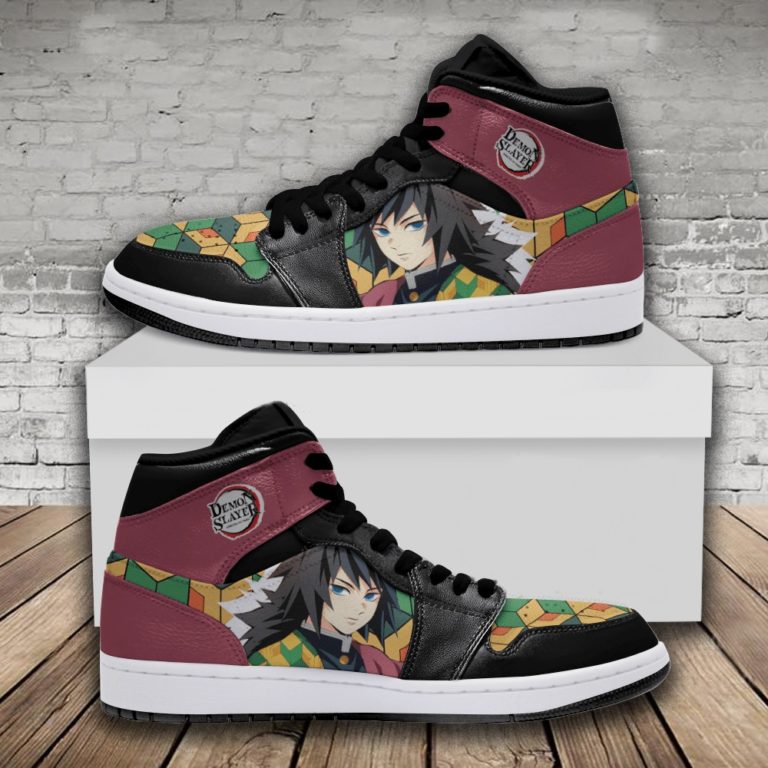 Demon Slayer Tomioka Giyuu JD1 High Shoes – Custom Sneakers