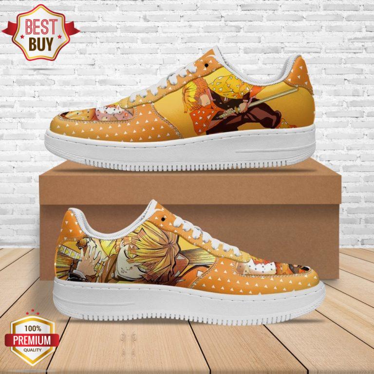 Demon Slayer Zenitsu Agatsuma Anime Air Force 1 Shoes