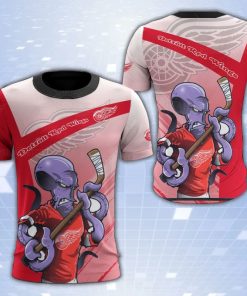 Detroit Red Wings Mascot 3D Print T-Shirt
