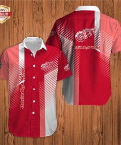 Detroit Red Wings Short Sleeve Button Up Shirt Detroit Red Wings Short Sleeve Button Up Shirt