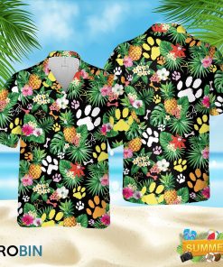 Dog Paws Hawaiian Hawaiian Shirt- Summer Beach Shirt