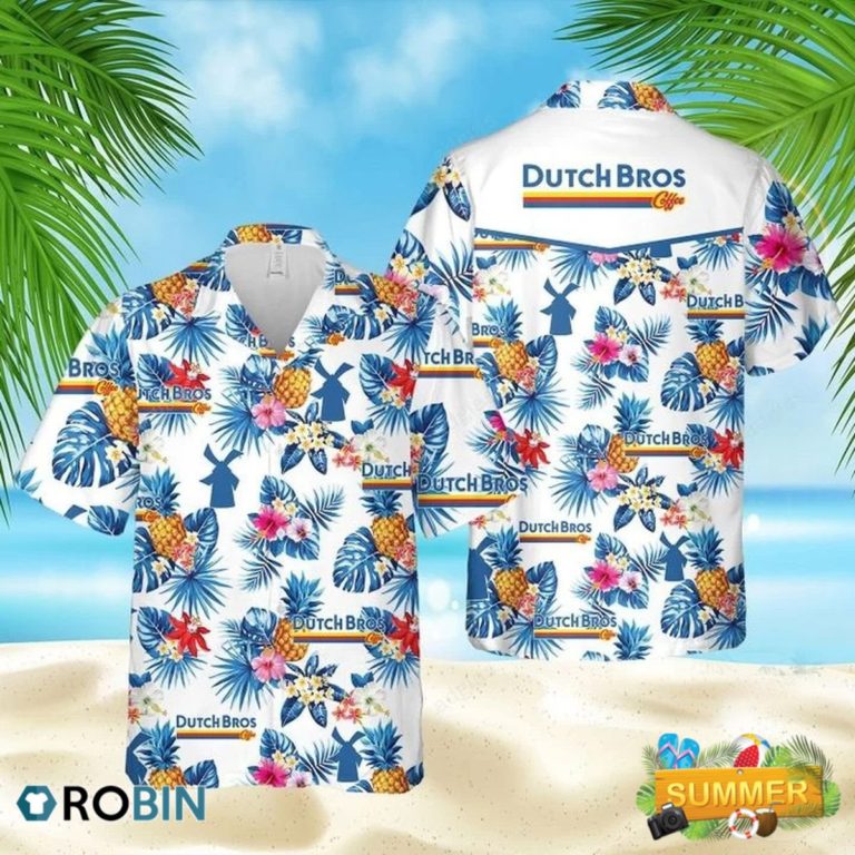 Dutch Bros Coffee Hawaiian Shirt- Summer Beach Shirt