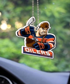 Edmonton Oilers Mascot Acrylic Car Ornament Edmonton Oilers Mascot Acrylic Car Ornament