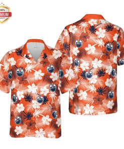 Edmonton Oilers Hawaii Floral, Hawaiian Beach Shirt Short Sleeve