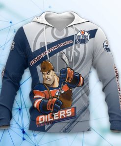 Edmonton Oilers Hockey Mascot 3D All Over Print Hoodie and Zip-up