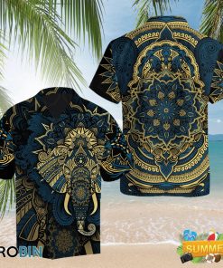 Elephant Royal Mandala Hawaii Shirt, Aloha Shirt
