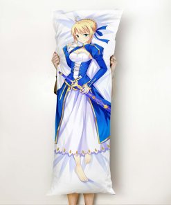 Fate Saber Body Pillow Cover and Inserts Fate Saber Body Pillow Cover and Inserts