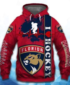 Florida Panthers All Over Print Hoodie