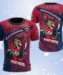 Florida Panthers Mascot 3D Print T-Shirt