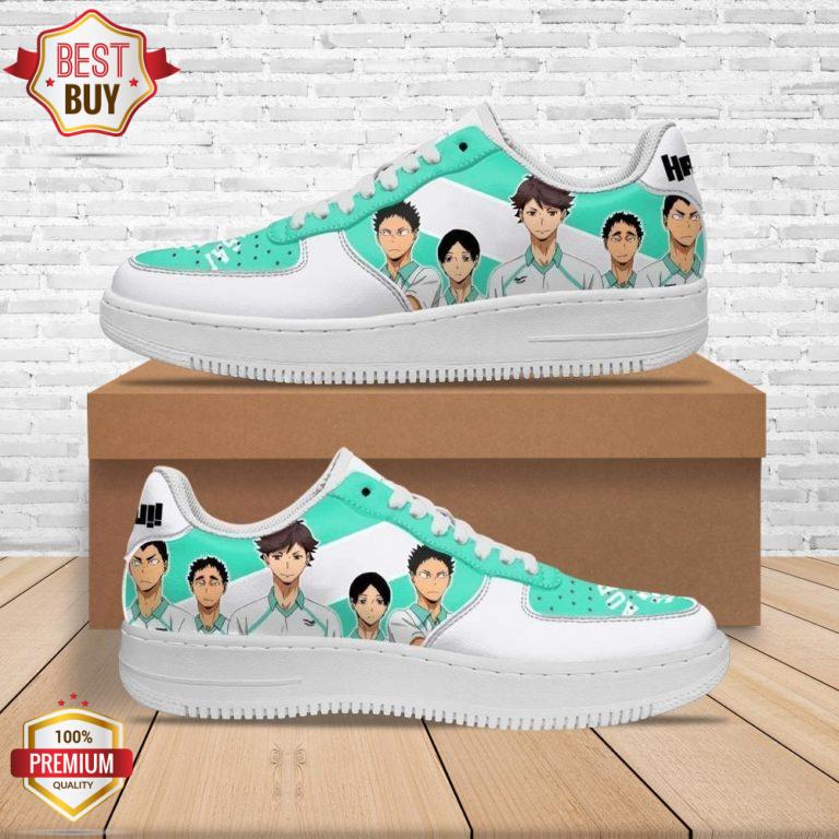 Haikyuu Aobajohsai High Team Haikyuu Anime Custom Air Force 1 Sneakers