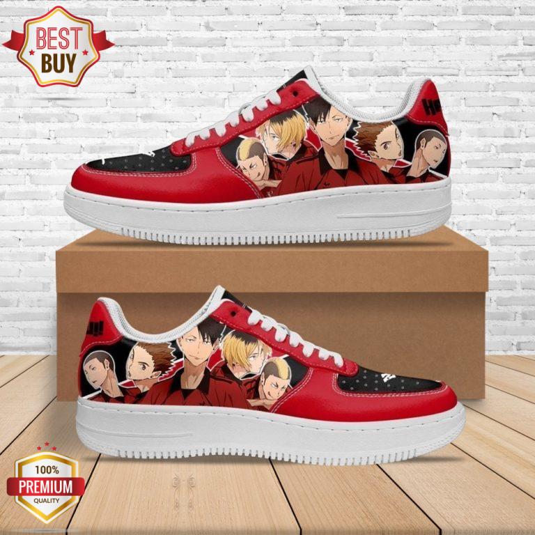 Haikyuu Nekoma High Team Haikyuu Anime Air Force 1 Shoes