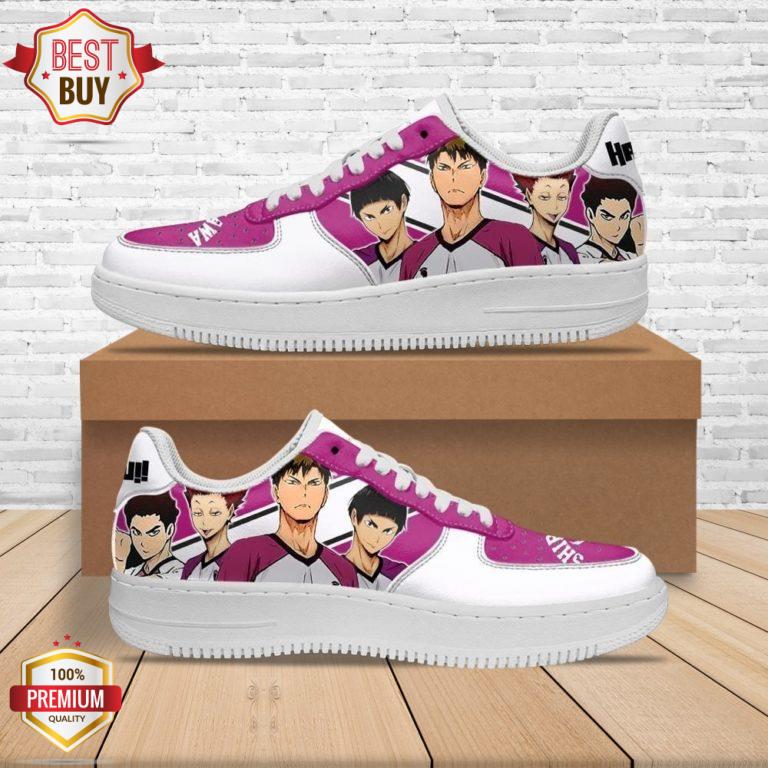 Haikyuu Shiratorizawa Academy Team Haikyuu Anime Air Force 1 Shoes