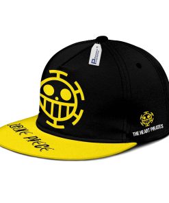Heart Pirates Hat Cap One Piece Anime Snapback Hat
