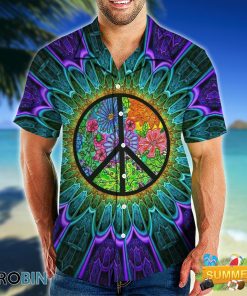 Hippie Tropical Hawaii Shirt- Summer Beach Shirt