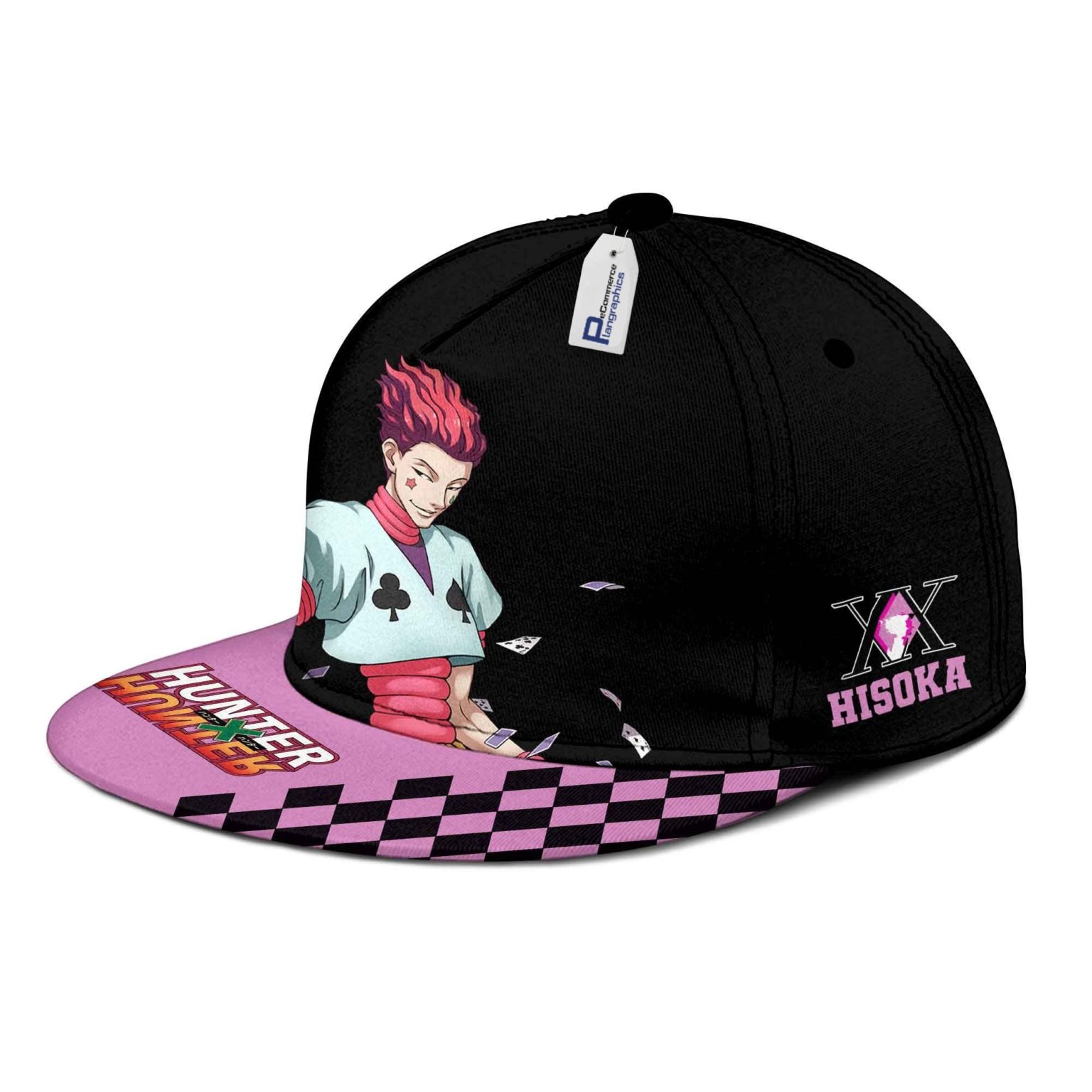 Hisoka Hat Cap Hunter x Hunter Anime Snapback Hat - RobinPlaceFabrics