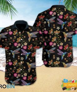 Hummingbird Colorful Hawaii Shirt