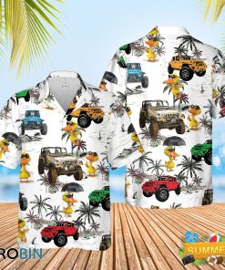 Jeep Duck Hawaiian Shirt Aloha Shirt, Aloha Shirt