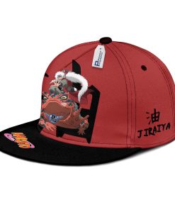Jiraiya Sage Snapback Hat Custom Seal Naruto Anime Hat