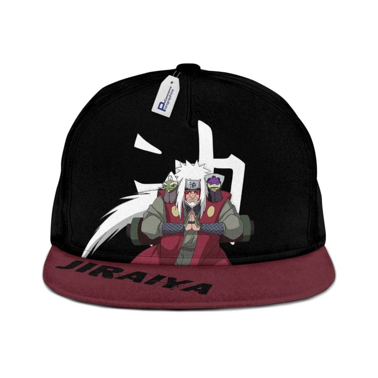 Jiraiya Snapback Hat Custom Naruto Anime Hat