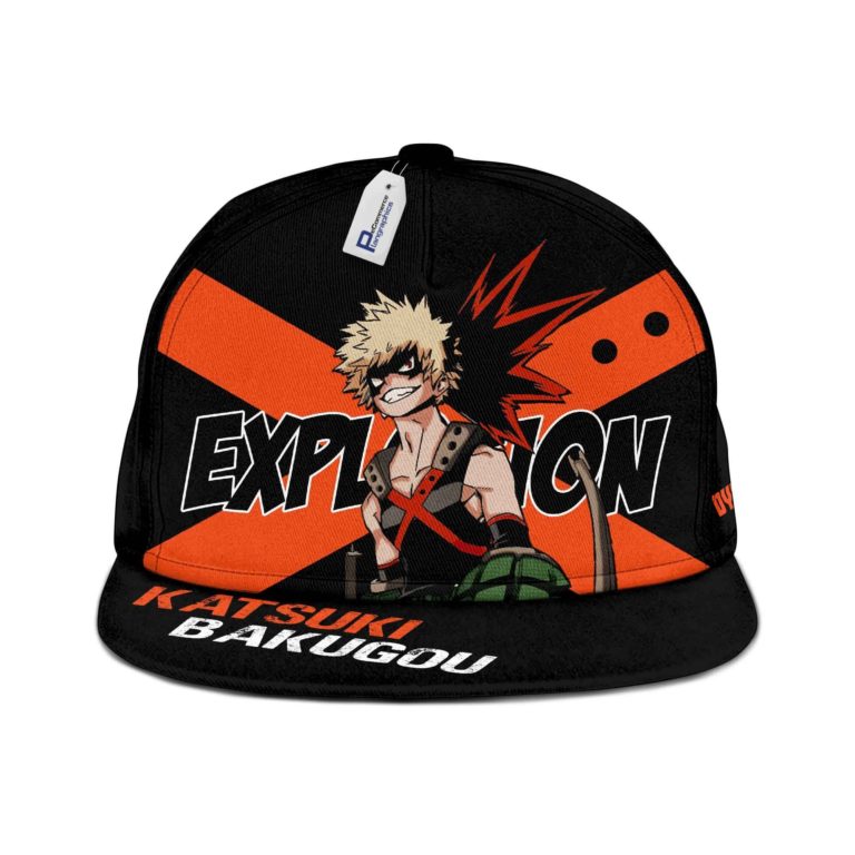 Katsuki Bakugou Hat Cap My Hero Academia Anime Snapback Hat