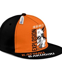 Katsuki Hat Cap Explosion My Hero Academia Anime Snapback Hat Katsuki Hat Cap Explosion My Hero Academia Anime Snapback Hat