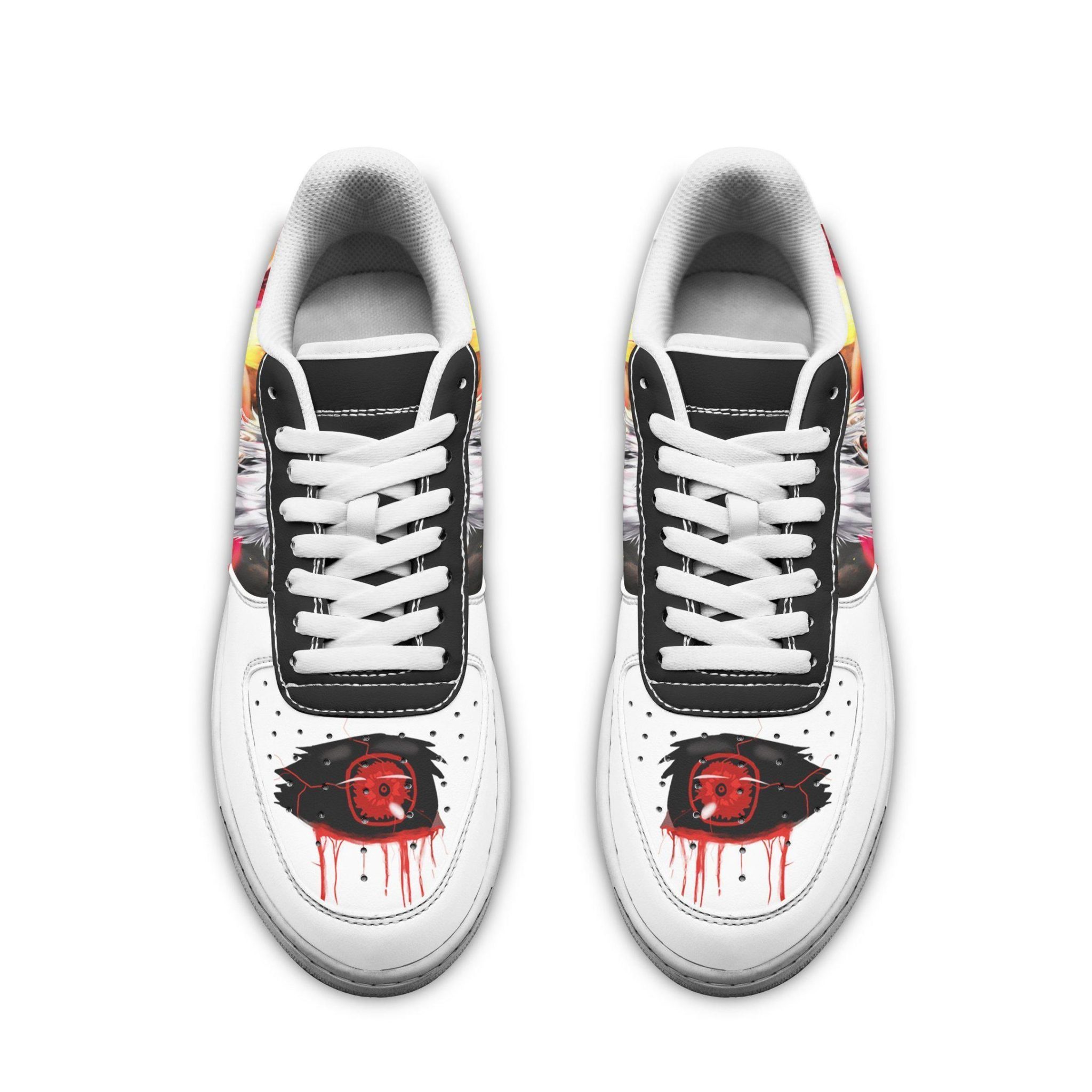 Ken Kaneki Tokyo Ghoul Anime Custom Air Force 1 Sneakers