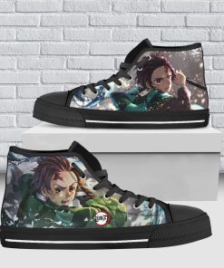 Kimetsu No Yaiba Kamado Tanjiro High Top Shoes