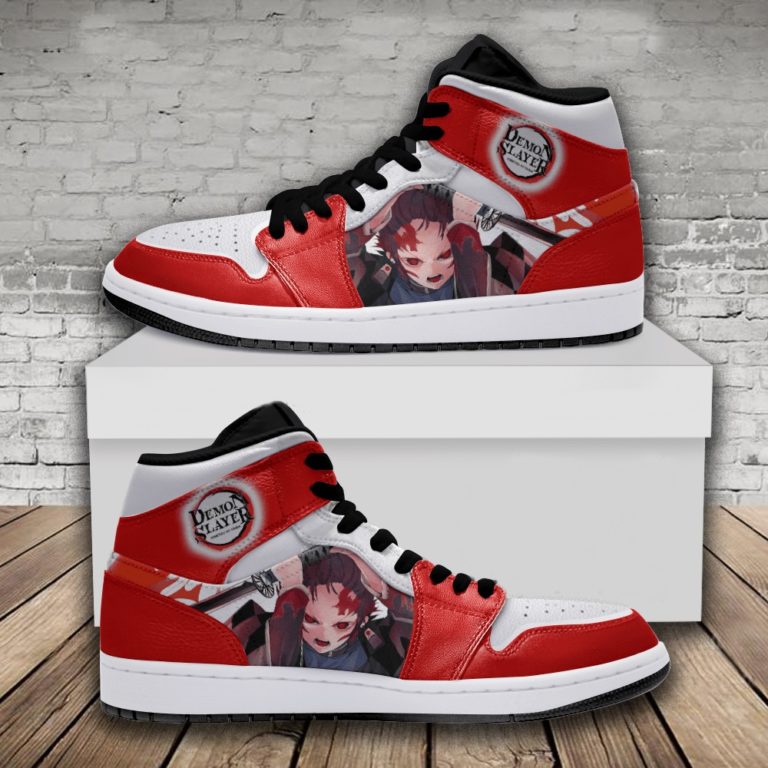 Kimetsu No Yaiba Tanjiro JD1 High Shoes – Custom Sneakers