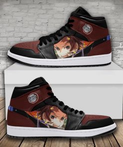 Kimetsu No Yaiba Tanjiro Kamado Custom JD1 High Shoes