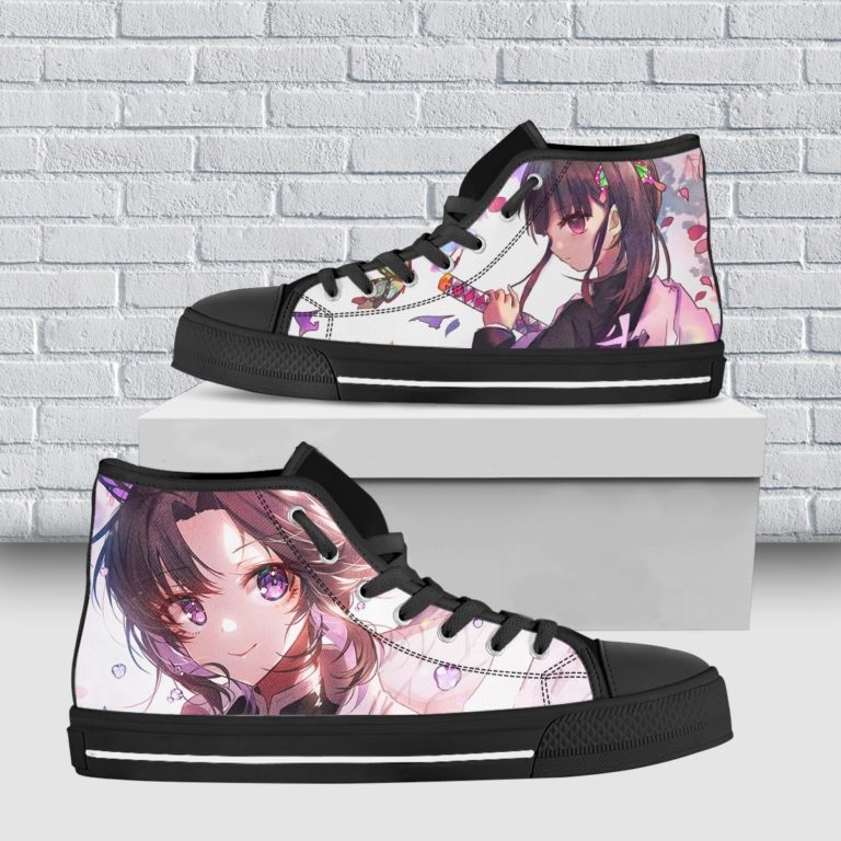 Kimetsu No Yaiba Tsuyuri Kanao Canvas High Top Shoes