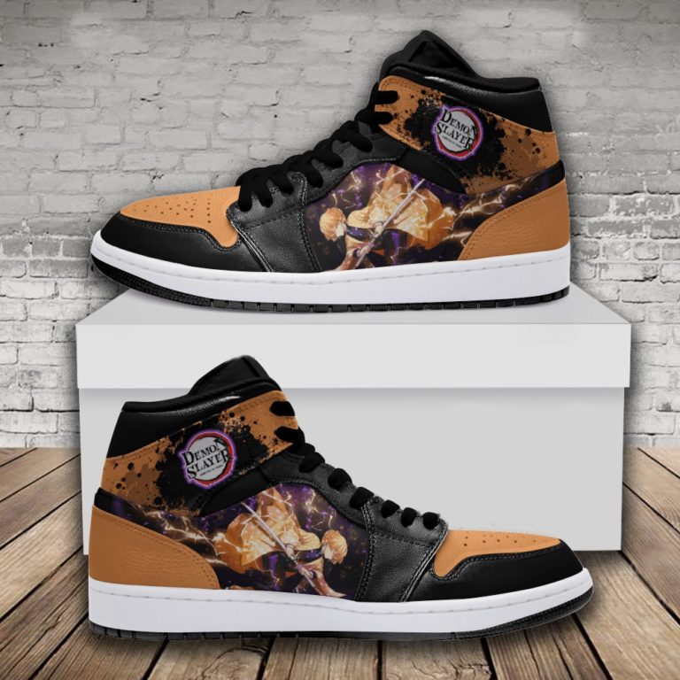 Kimetsu No Yaiba Zenitsu Agatsuma JD1 Shoes – Custom Sneakers