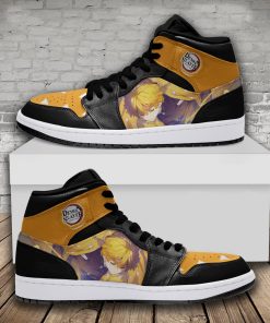 Kimetsu No Yaiba Zenitsucustom JD 1 High Sneakers Kimetsu No Yaiba Zenitsucustom JD 1 High Sneakers