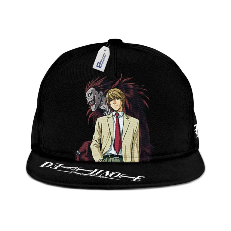 Light Yagami and Ryuk Hat Cap Death Note Anime Snapback Hat