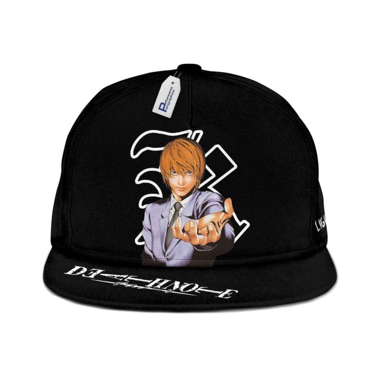 Light Yagami Hat Cap Death Note Anime Snapback Hat