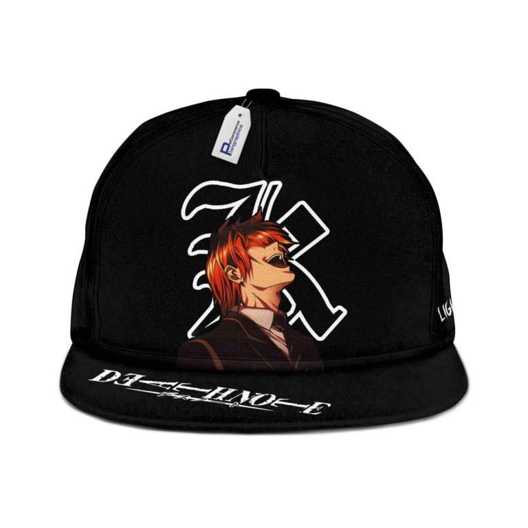 Light Yagami Kira Hat Cap Death Note Anime Snapback Hat