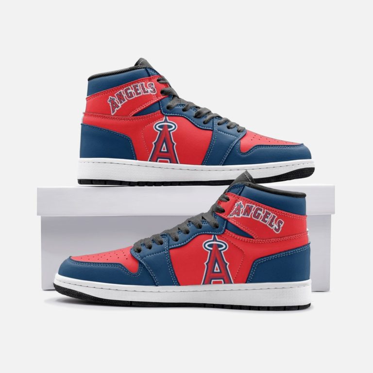 Los Angeles Angels Custom JD 1 High Sneakers Boots