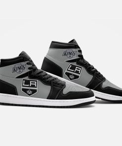 Los Angeles Kings Custom JD 1 High Sneaker Boots Los Angeles Kings Custom JD 1 High Sneaker Boots