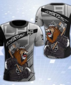 Los Angeles Kings Mascot 3D Print T-Shirt