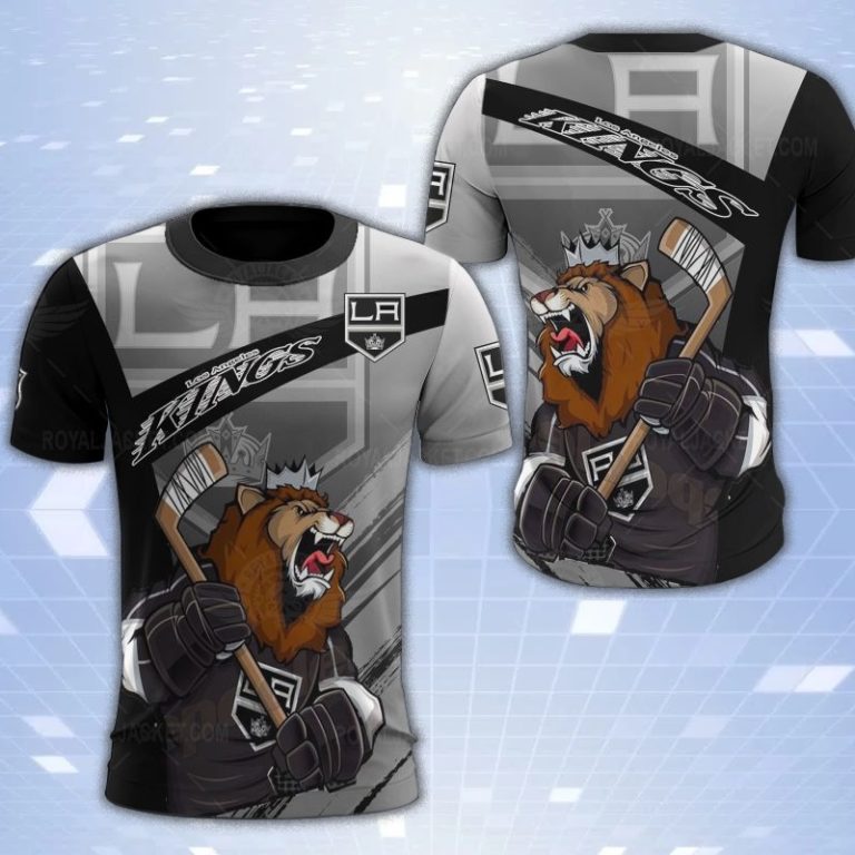 Los Angeles Kings Mascot 3D Print T-Shirt