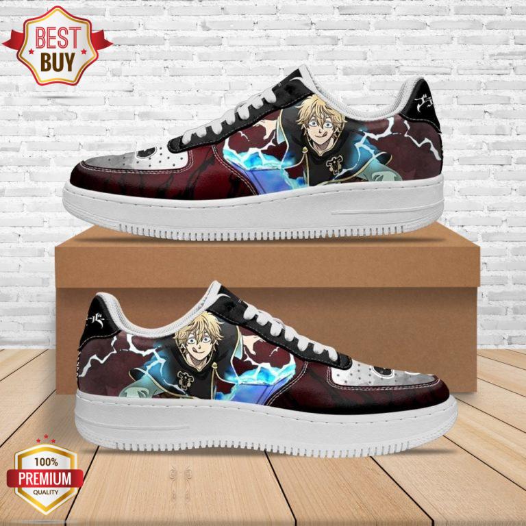 Luck Voltia Black Bull Knight Black Clover Anime Air Force 1 Shoes