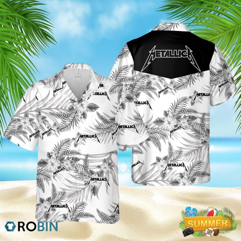 Metallica Hawaiian Shirt Summer Shirt, Aloha Shirt