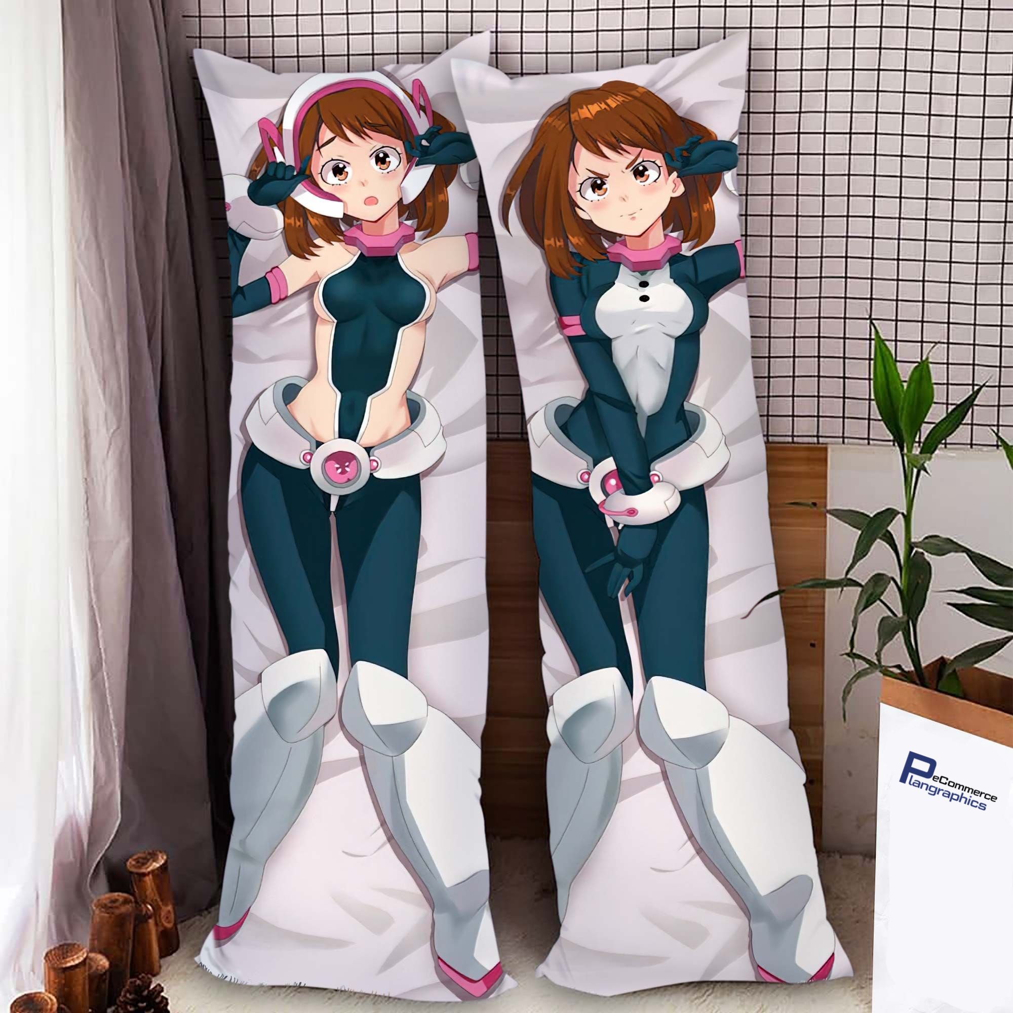 MHA Ochako Uraraka Body Pillow Cover and Inserts - RobinPlaceFabrics