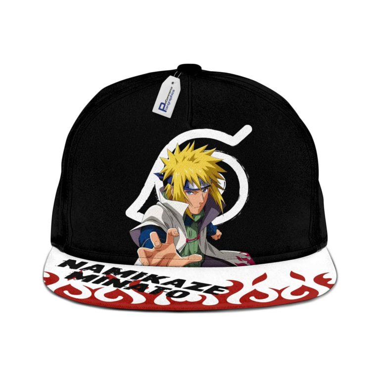 Minato Namikaze Snapback Hat Custom Naruto Anime Hat