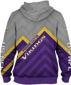 Minnesota Vikings 3D All Over Print Hoodie