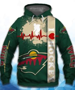 Minnesota Wild All Over Print Hoodie