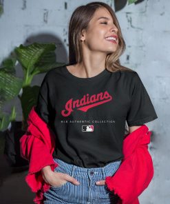 Mlb Authentic Collections Cleveland Indians T-Shirt Mlb Authentic Collections Cleveland Indians T-Shirt