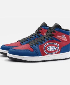 Montreal Canadiens Custom Jordan 1 High Sneakers Montreal Canadiens Custom Jordan 1 High Sneakers